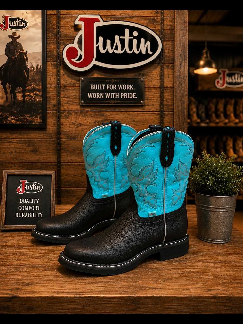 Justin Gypsy Gemma Western Boots - Picture 1 of 9
